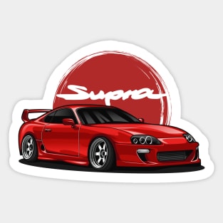 Supra MK-4 (Red Candy) Sticker